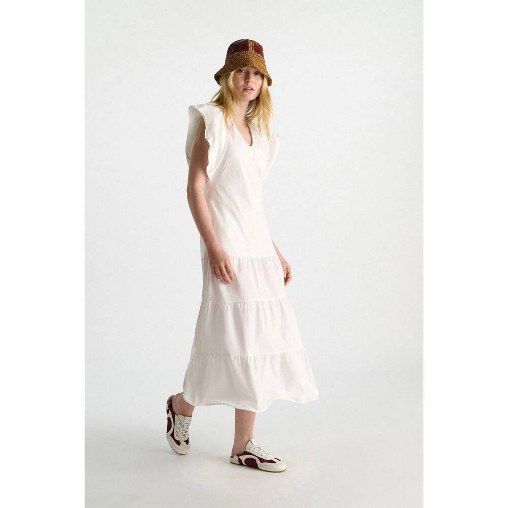 NEW DOROTHEE SCHUMACHER power midi dress in pure white